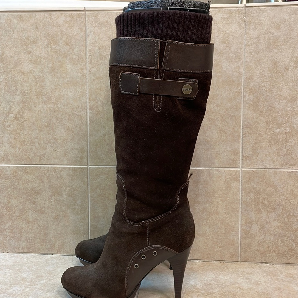 Guess Suede knee boots
